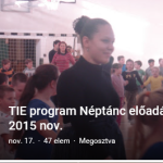 tie néptánc