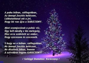 Szilágyi Domokos - Karácsony